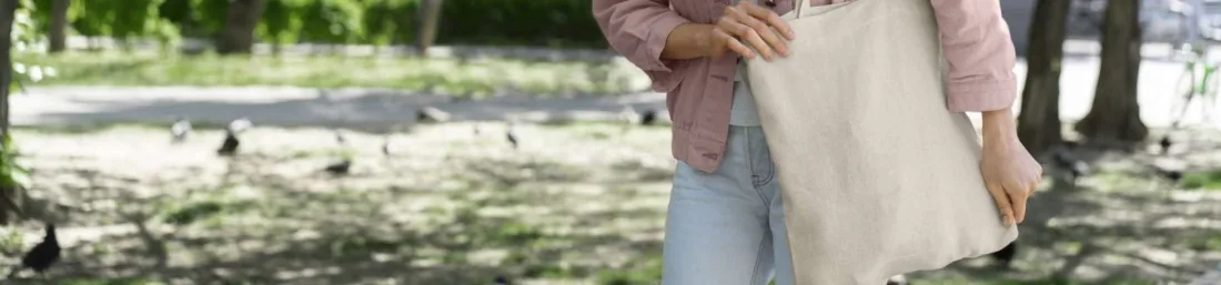 Eco-friendly bags from natural and innovative materials