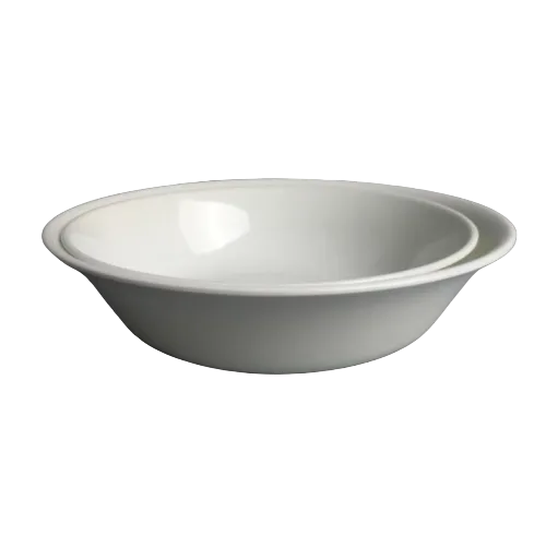 Reusable round melamine plate