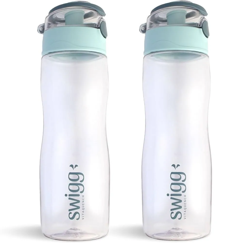 Reusable water bottles in several colors