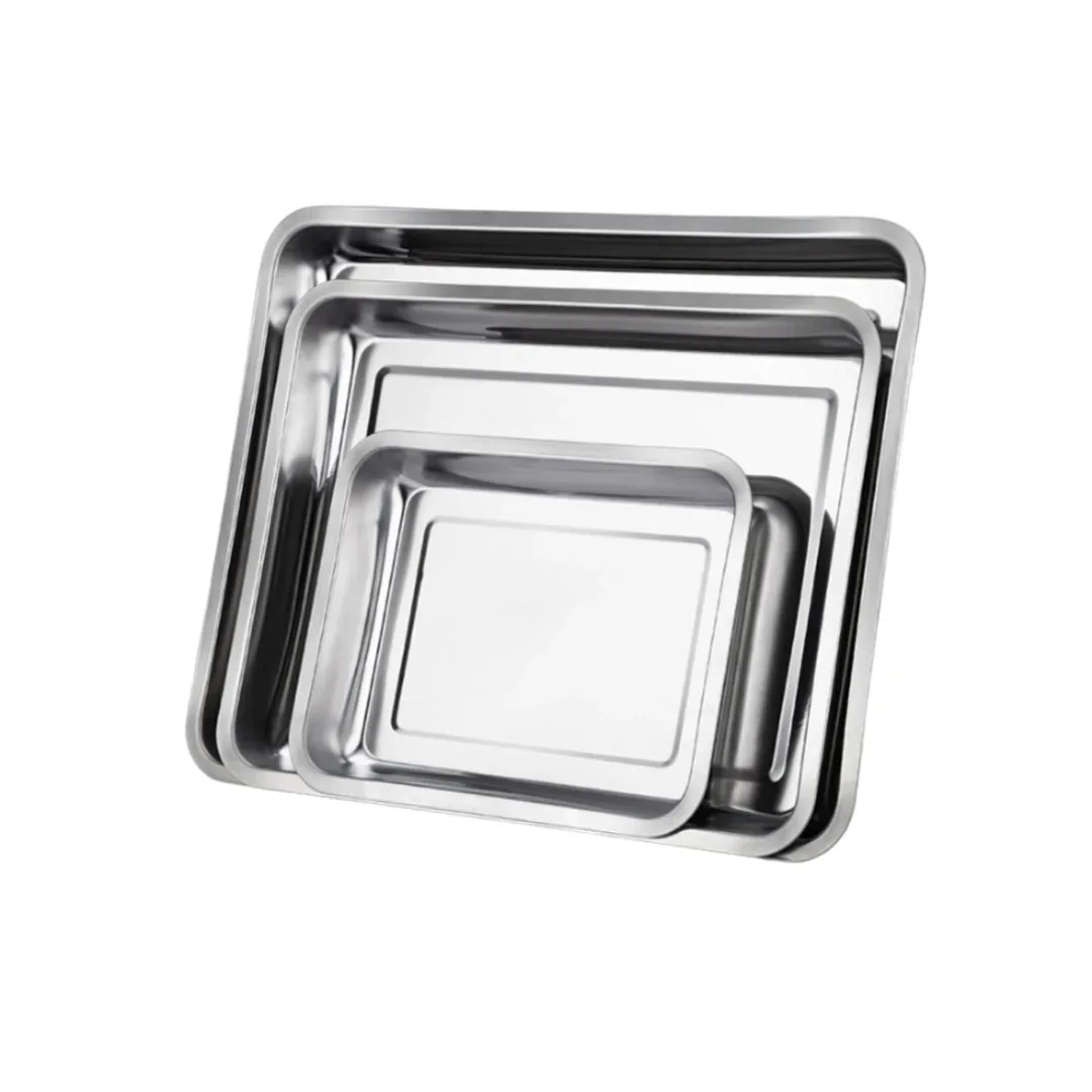Stainless steel trays
