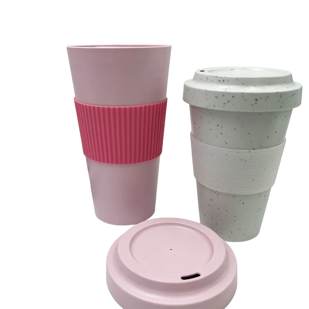 Two reusable rPET cups