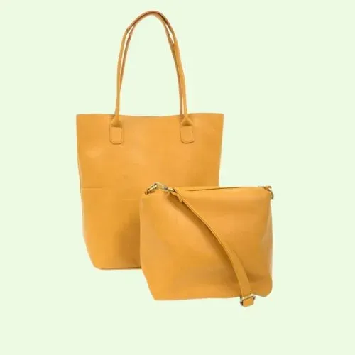 Vegan leather tote bags
