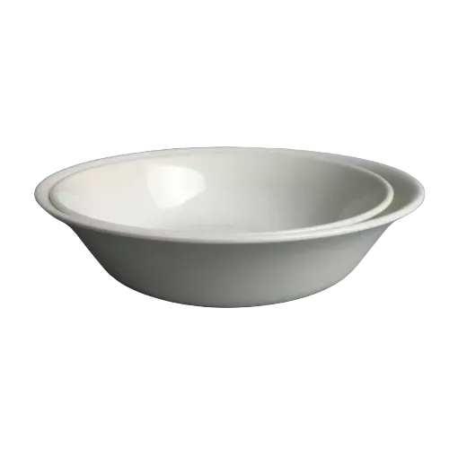 Reusable round melamine plate