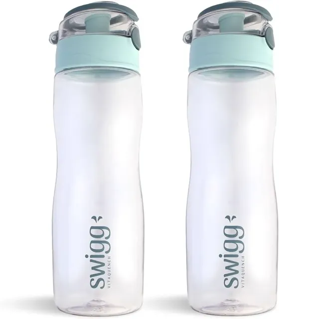 Reusable water bottles in several colors