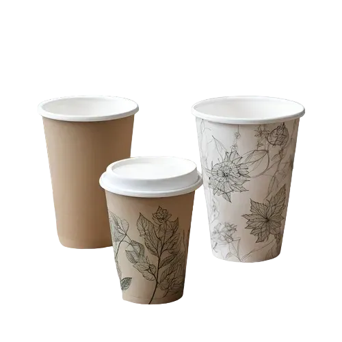 GreenCup kraft paper cups without PE lining