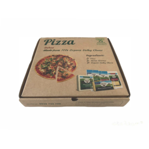 Cardboard pizza packaging