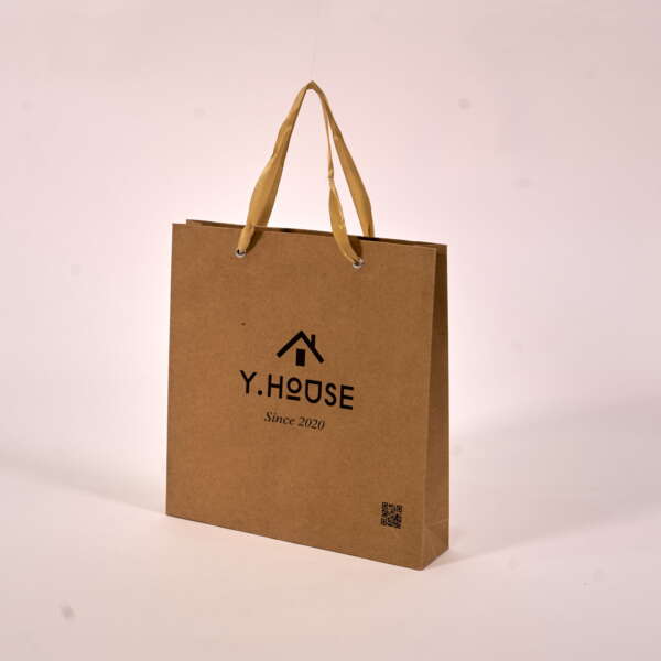 Luxury gift bags with ribbon handles Directecogreen