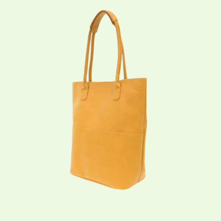 Vegan Leather Tote Bag Set