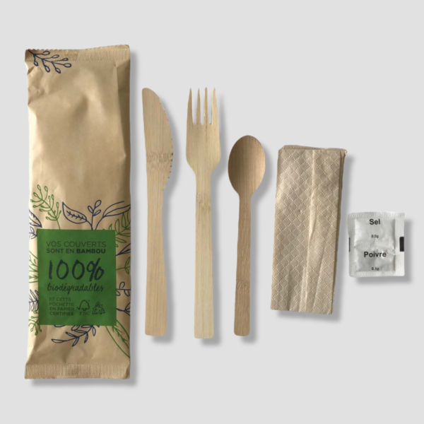 bamboo cutlery set packaging